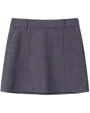 DUNST Tech Mini Skirt - Blue