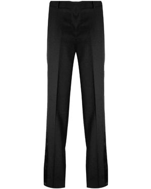 McQueen Straight-Leg Trousers - Black