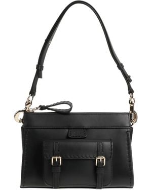 Chloé Mediumsize Solidcolor Leather Handbag - Black