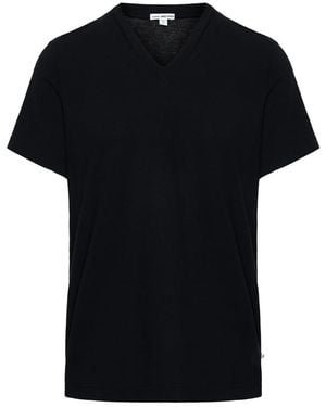 James Perse V-Neck T-Shirt - Black