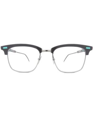 Thom Browne Eyewear Square Frame Glasses - White