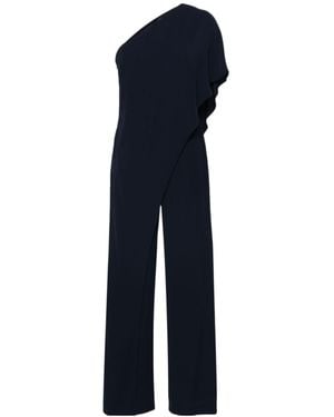 Ralph Lauren Lauren April One-Shoulder Jumpsuit - Blue