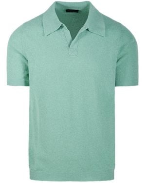 Roberto Collina Polo-Collar T-Shirt - Green