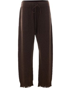 Uma Wang Drawstring Knit Casual Pants - Multicolor