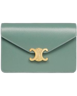 Celine Wallet On Chain Margo - Green