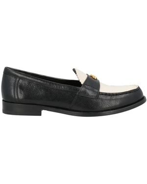 Tory Burch Two-Tone Loafers - Black