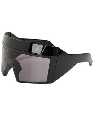 Rick Owens Shield-Shaped Sunglasses - Black