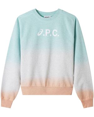 A.P.C. Long Sleeve Sweatshirt - Blue
