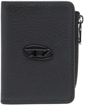 DIESEL Bi-Fold Hissu Evo Card Holder - Black