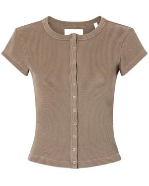 Citizens of Humanity Tabi Ribbed Knit Cardigan - Natural