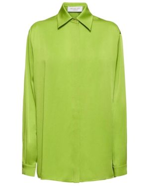 Michael Kors Logo Long-Sleeved Shirt - Green