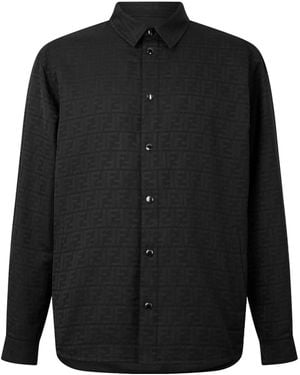 Fendi Ff Nylon Overs Sn64 - Black