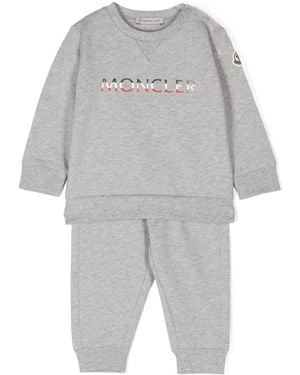 Moncler Logo Sportswear Set - Gray