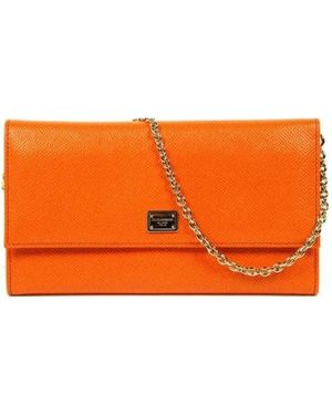 Dolce & Gabbana Logo Details Cross-Body Bag - Orange