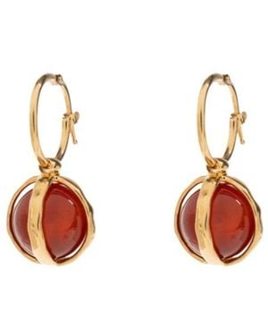 Jil Sander Pendant Handcrafted Earrings - Multicolour