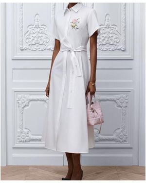 Dior Short-Sleeved Dress - Gray