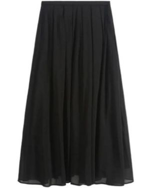 Roberto Collina Pleated Skirt - Black