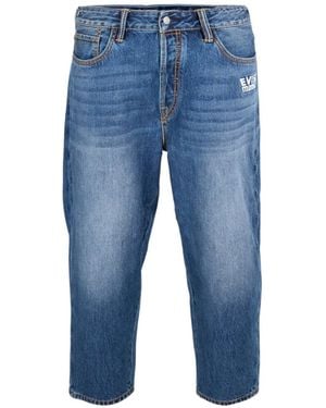Moose Knuckles X Evisu Straight Leg Jeans - Blue