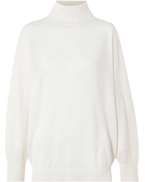 TOTEME Totême Roll-Neck Knitted Jumper - White