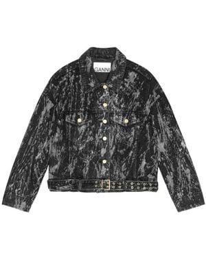 Ganni Denim Jacket - Black