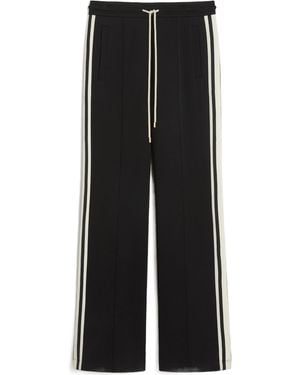 Max Mara Cotton Jersey Trousers - Black