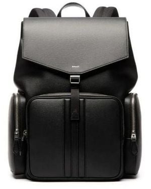 Bally Mythos Clasp Fastened Backpack - Black