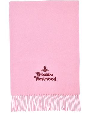 Vivienne Westwood Logo Scarf - Pink
