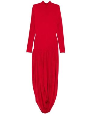 Magda Butrym Turtleneck Dress - Red