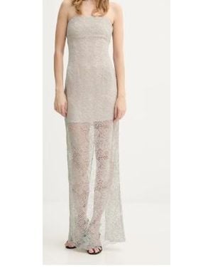 ROTATE BIRGER CHRISTENSEN Lace Sheath Maxi Dress - White