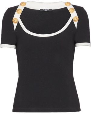 Balmain T-Shirts - Black