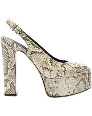 Casadei Patty Platform Basilisco Sandal - Metallic