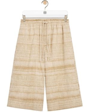 Loewe Drawstring Shorts - Natural
