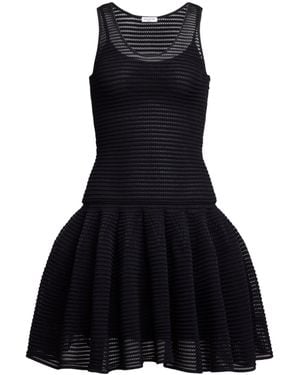 Alaïa Alaïa Short Crinoline Knit Dress - Black