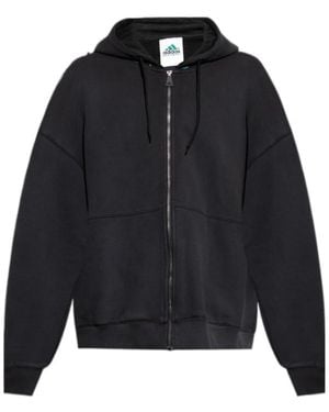 adidas Originals Fleece Zip-Up Hoodie - Black