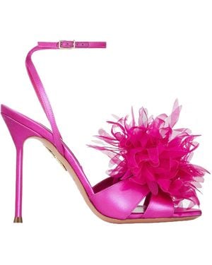 Aquazzura Ankle Strap Heels - Pink