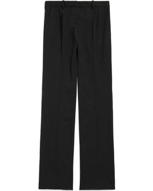 Balenciaga Bell Bottom Tailored Trousers - Black