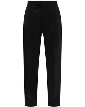 Pt Pantaloni Pt Torino Slim Trousers With Concealed Fastening - Black