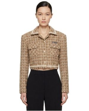 Marissa Chiara Long-Sleeved Casual Jacket - Natural