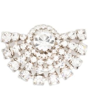 Jennifer Behr Crystal-Set Earrings - White