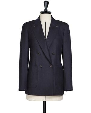 Max Mara Long-Sleeved Suit Jacket - Blue