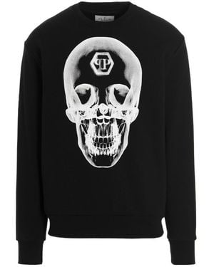 Philipp Plein Logo Pullover Jumper - Black