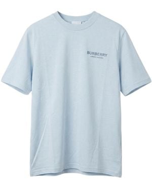 Burberry Logo T-Shirt - Blue