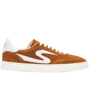 Stuart Weitzman Sw Runaround Trainer - Brown