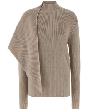 Entire studios Wrap Jumper - Brown