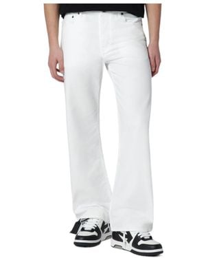 Off-White c/o Virgil Abloh Trousers With Logo - White