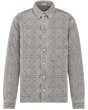 Dior Homme Cannage Overshirt - Gray