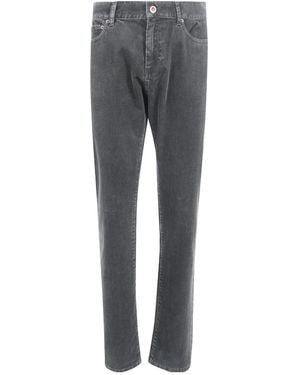 Aspesi Logo Casual Trousers - Grey