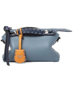 Fendi By The Way Selleria Mini Tote Bag - Blue