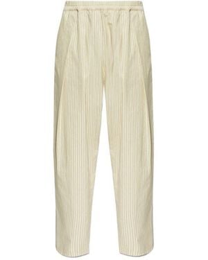 Maison Margiela Striped Trousers - White