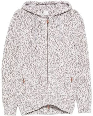 Eleventy Zip-Up Hoodie - Grey